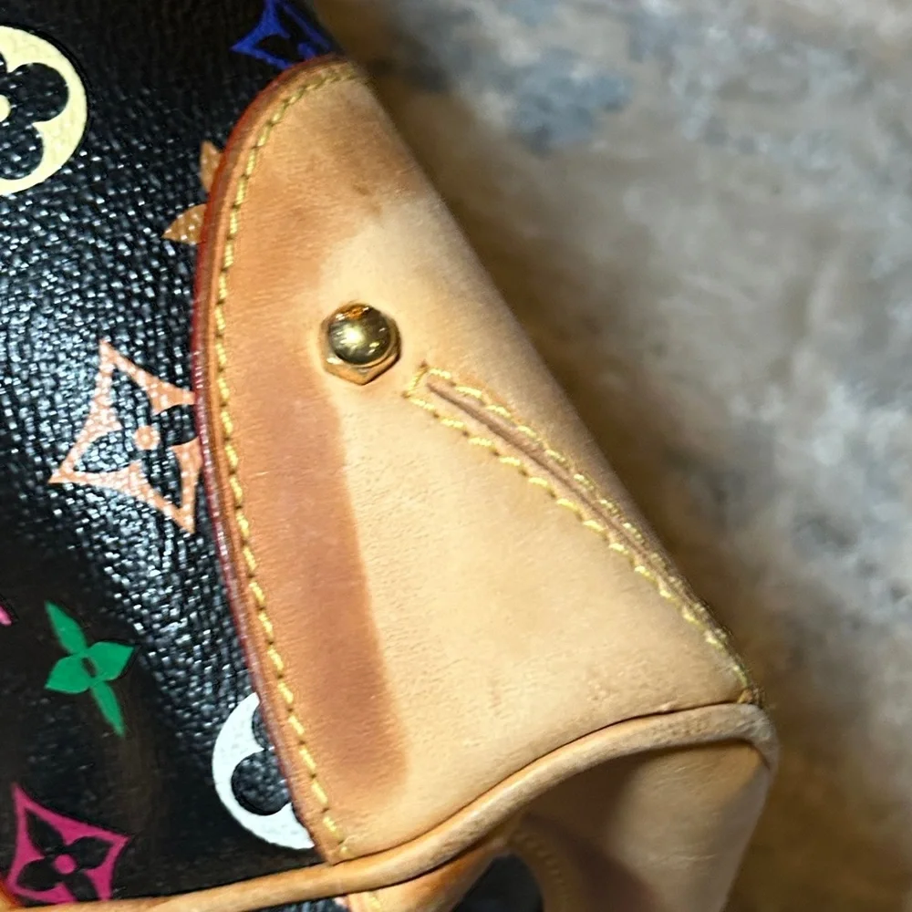 314. Louis Vuitton Claudia in Black Murakami w/coa